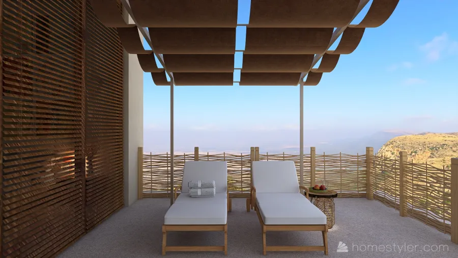 Desert tiny airbnb 3d design renderings