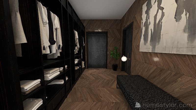 Black Villa 3d design renderings