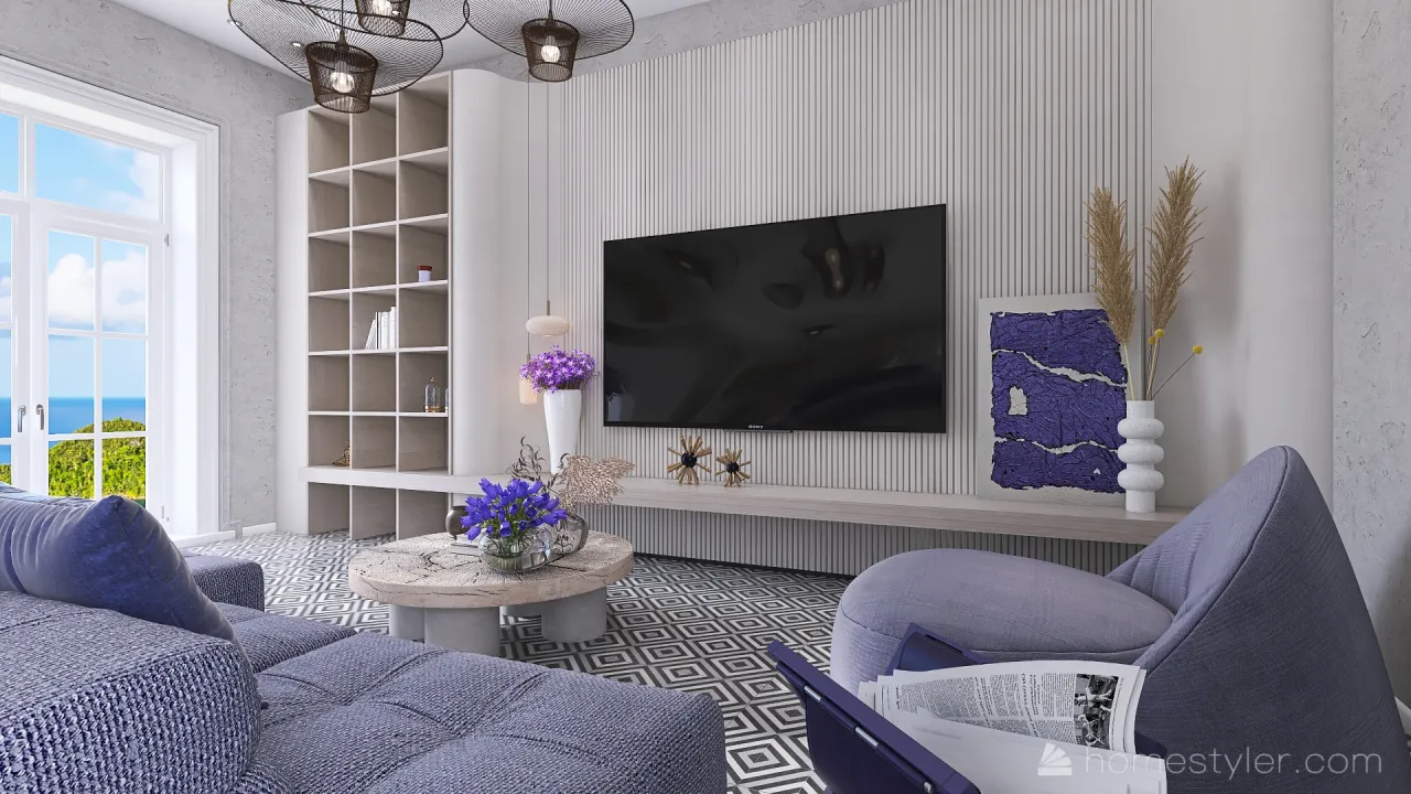 LivingDiningRoom 3d design renderings