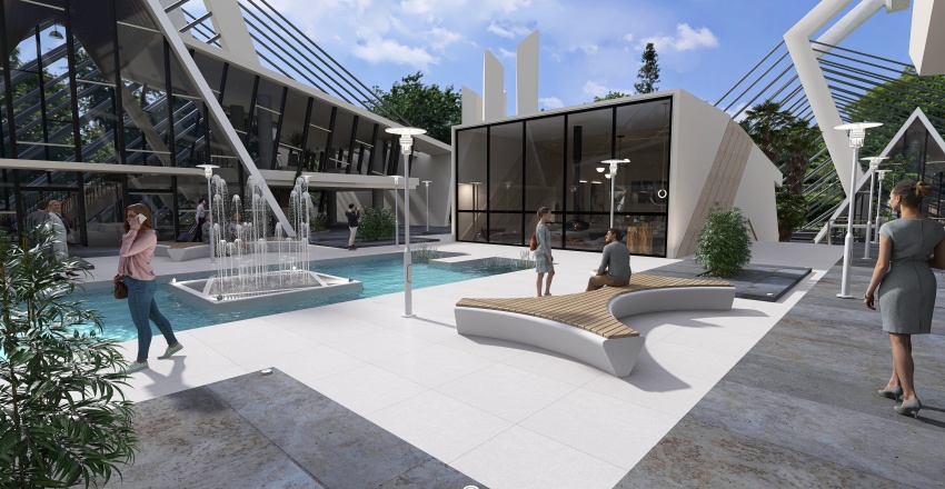 #HSDA2021Residential -Urbanización Oasis 3d design renderings