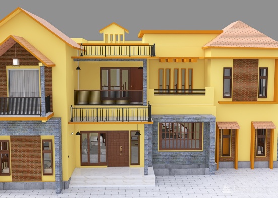 Copy of Copy of Ebin's Home balcony2 Design Rendering