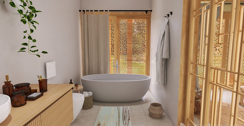 Master Bathroom 3d design renderings