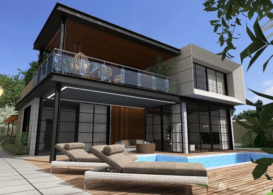 Contemporary Milad's Villa Design Rendering