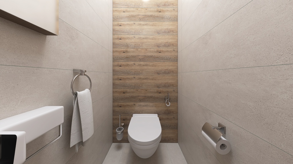 Туалет 3d design renderings