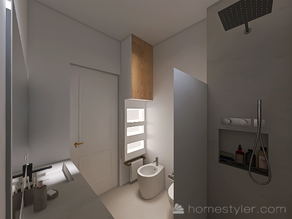 PRAIALONGA NATURAL BATHROOM 3d design renderings