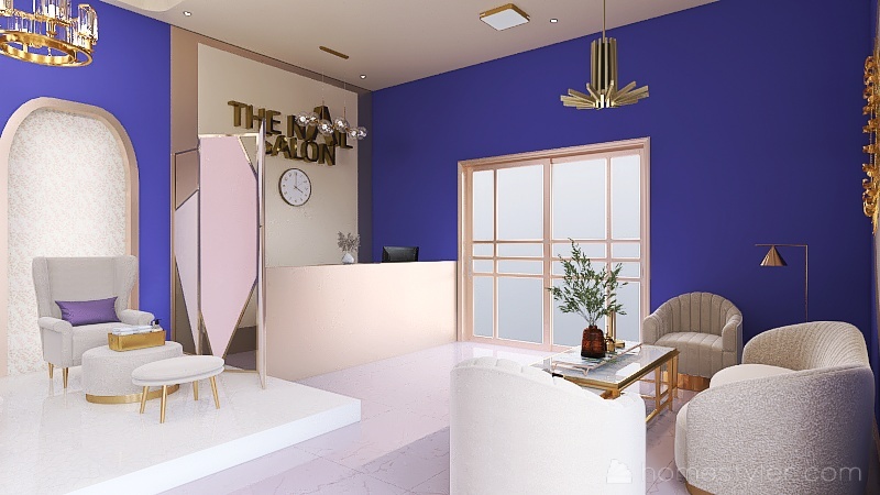 #VeryPeriContest-The A Nail Salon 3d design renderings