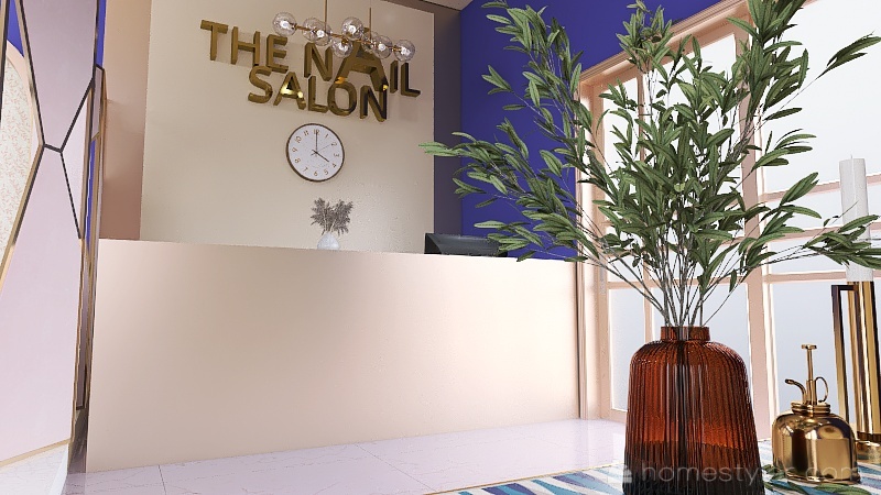#VeryPeriContest-The A Nail Salon 3d design renderings