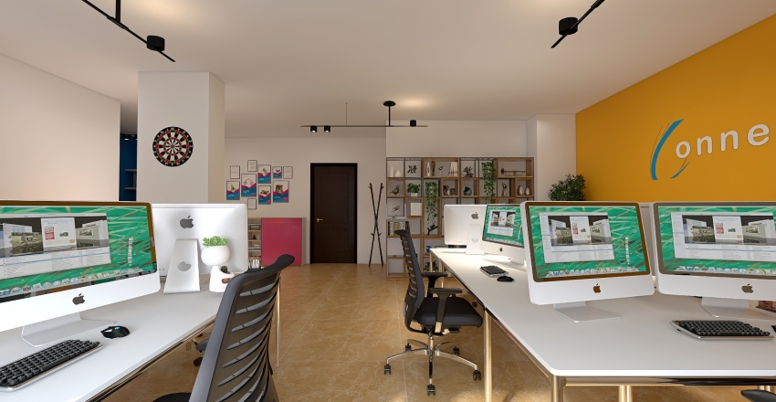 Work Room 3d design renderings