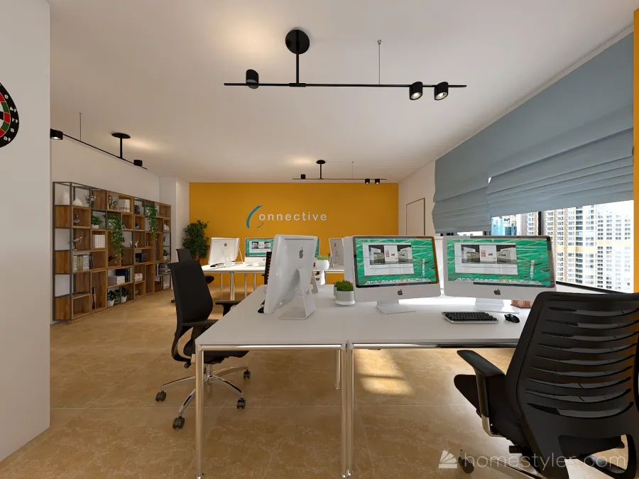 Work Room 3d design renderings