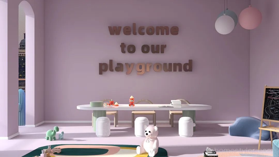 #VeryPeriContest - Playground 3d design renderings