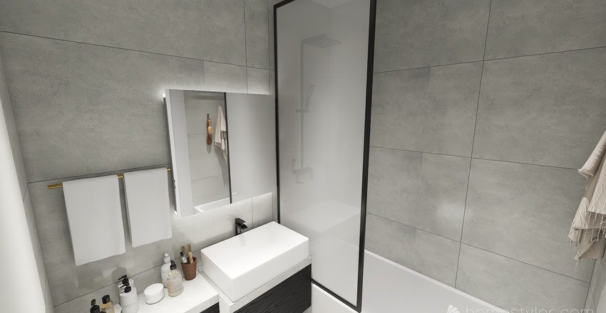 Bathroom 3d design renderings
