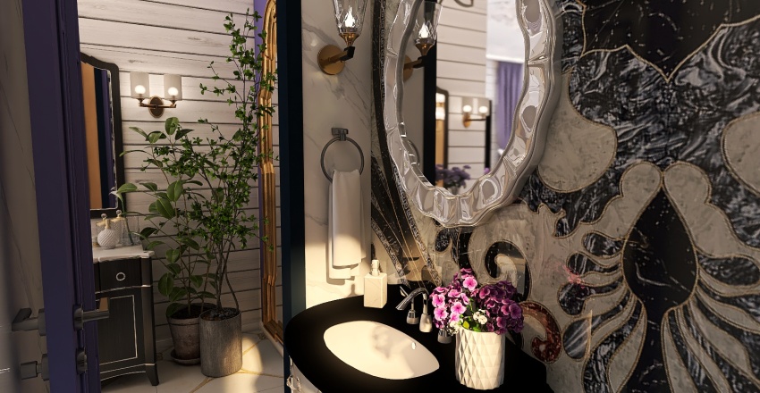 #VeryPeriContest Cafétéria très Peri 3d design renderings