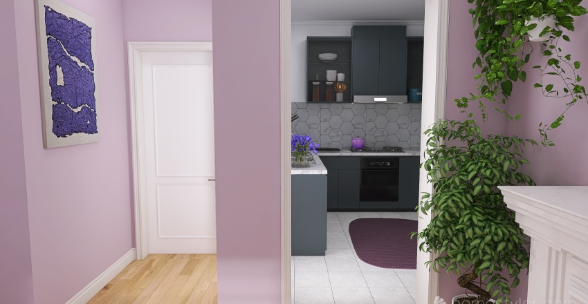 #VeryPeriContest-Lilac Honeysuckle 3d design renderings