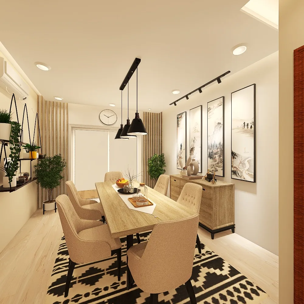 Copy of yousef dinnig  room 2 3d design renderings