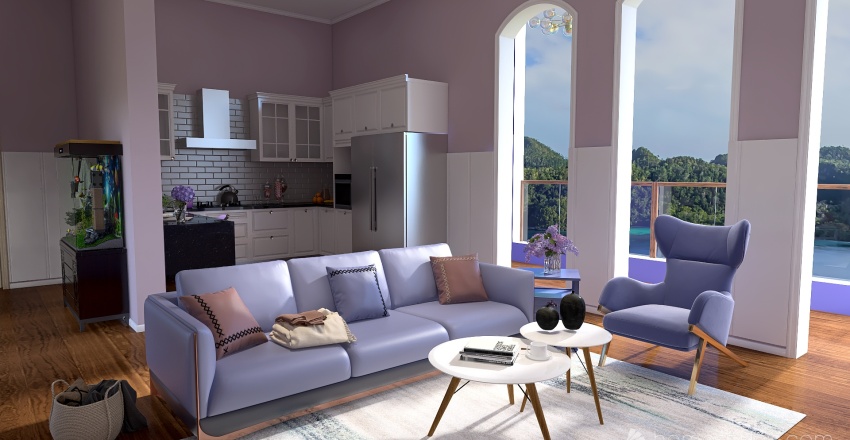 #VeryPeriContest-Lavender Blossom 3d design renderings