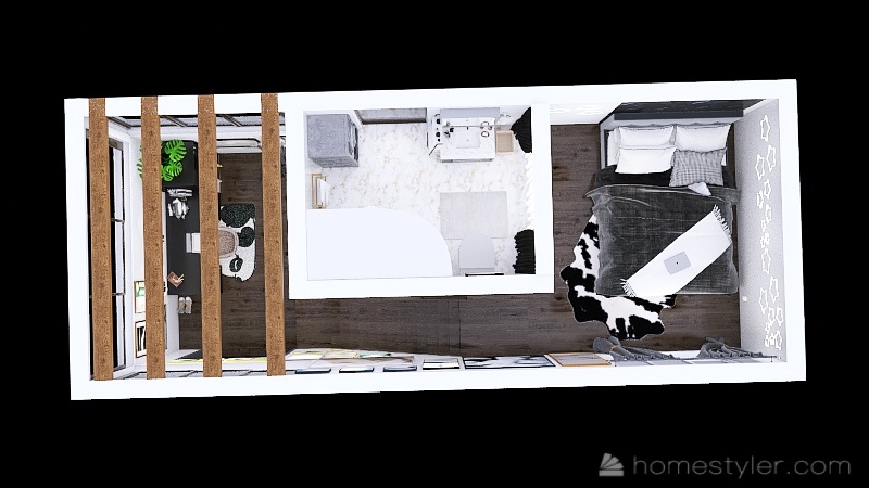 Tiny Artist Home. 3d design picture 149.65