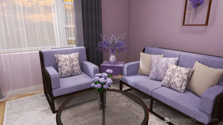 #VeryPeriContest-Lilac Honeysuckle 3d design renderings
