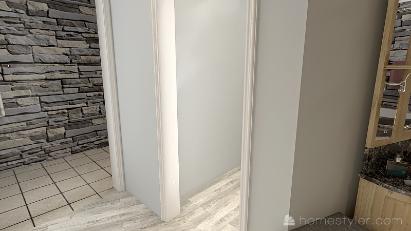 Farmhouse Master Bathroom 3d design renderings