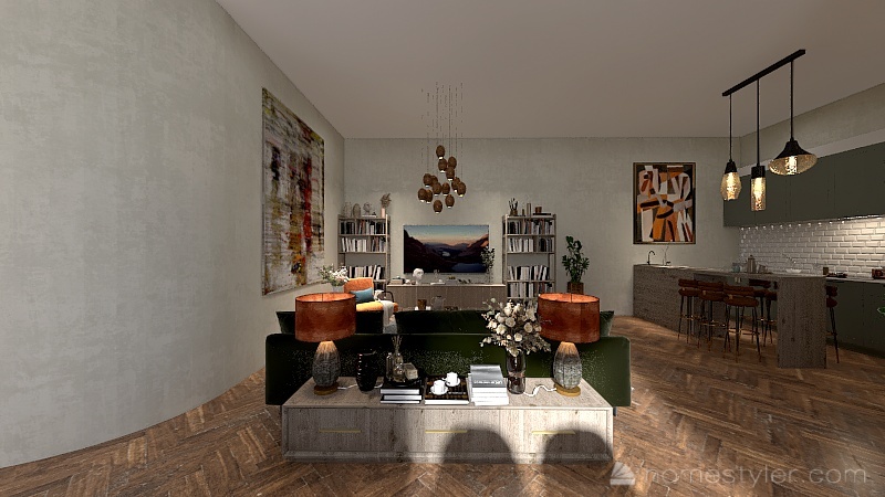The small suite 3d design renderings