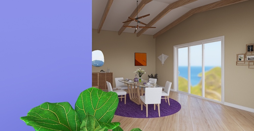 #Very Peri Contest  #Contemporary #Video #Residential #50 - 100 sqm 3d design renderings