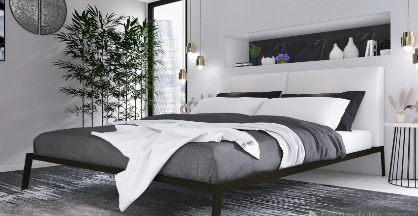 #VeryPeriContest- Black and White Luxury 3d design renderings