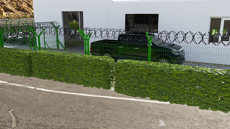 Complete Fence Future Building 3d design renderings