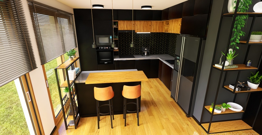 #kitchen #industrial 3d design renderings