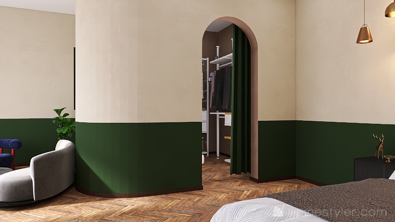 Guest house concept 3d design renderings