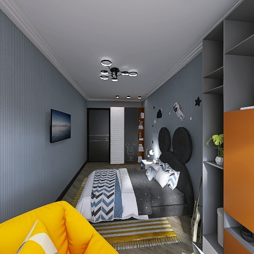 Проект 3-комнатной хрущевки 3d design renderings