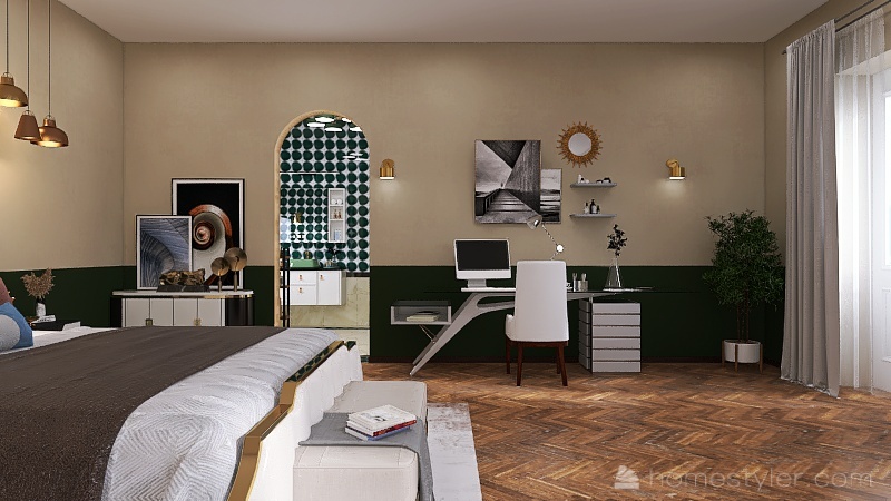 Guest house concept 3d design renderings