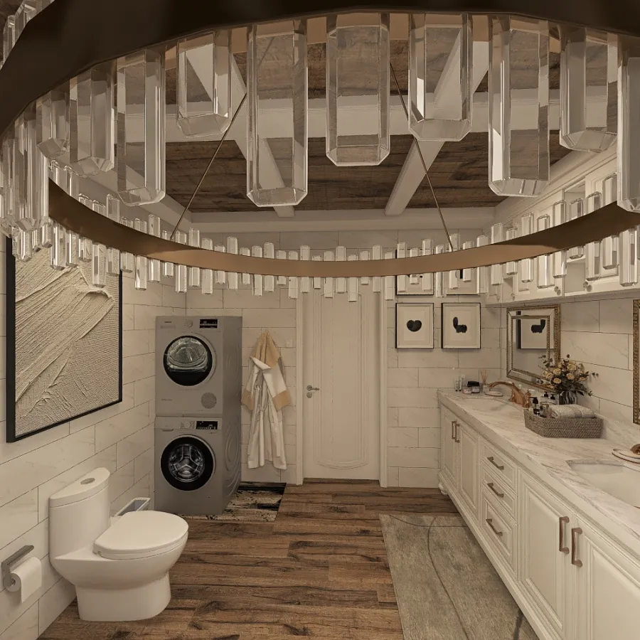 fancy bathroom 3d design renderings