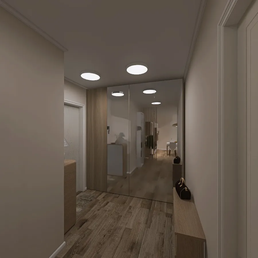 квартира в Праге 3d design renderings
