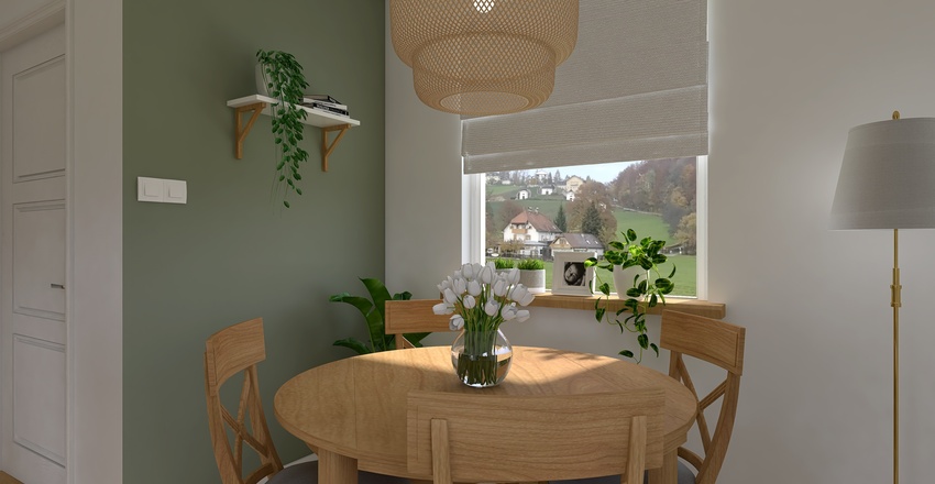 Living and Dining Room 3d design renderings