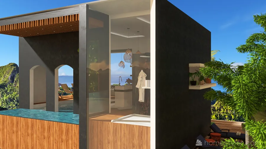 #VeryPeriContest-The bath house 3d design renderings