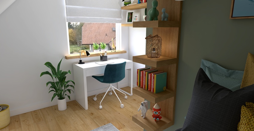 Kids Room 3d design renderings
