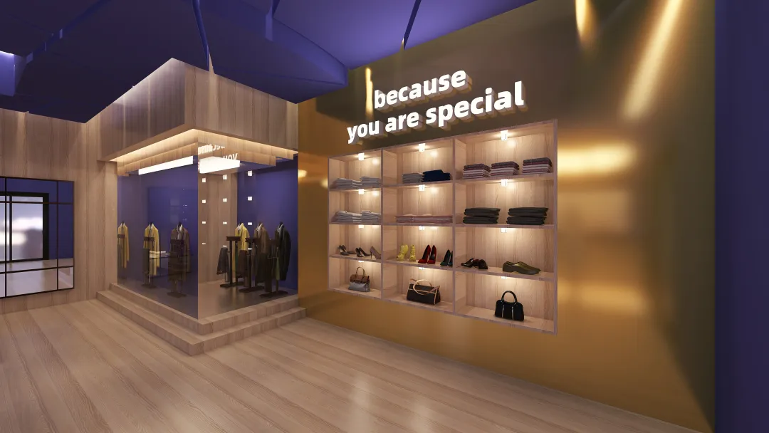 #VeryPeriContest-Boutique Nevè 3d design renderings