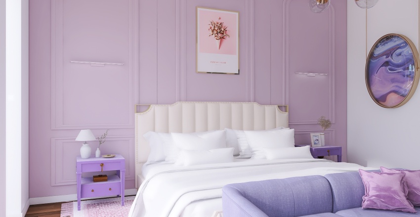 #VeryPeriContest-Madame Delacroix's Bedroom 3d design renderings