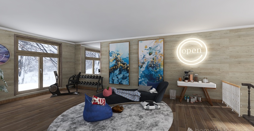 Ski Lodge! 3d design renderings