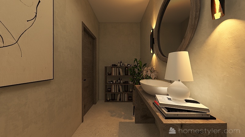 #HSDA2021Residential-White Cream 3d design renderings