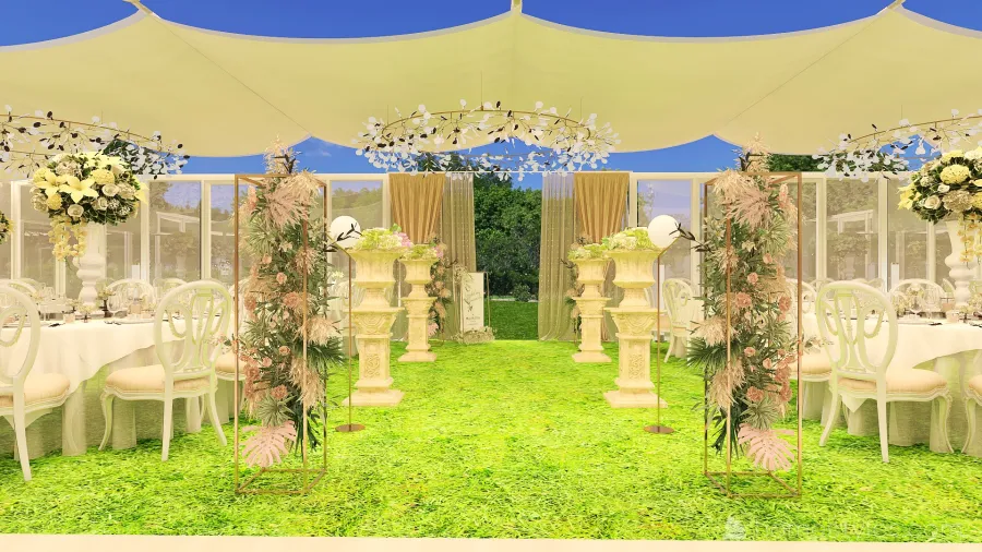 Wedding day 3d design renderings