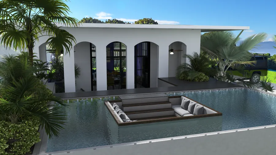 #Seaside Villa-JKB 3d design renderings
