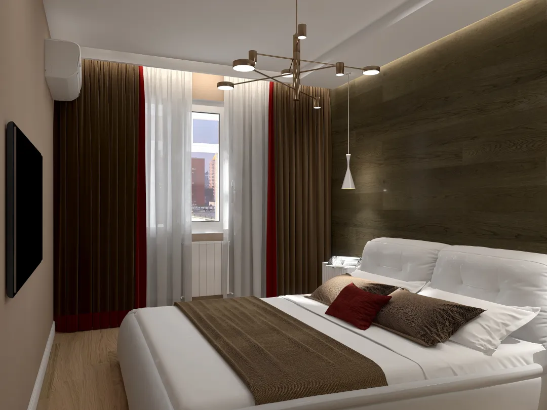 Contemporary apartment 3d design renderings