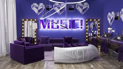 #VeryPeriContest-Peri Peri Purple Music Room