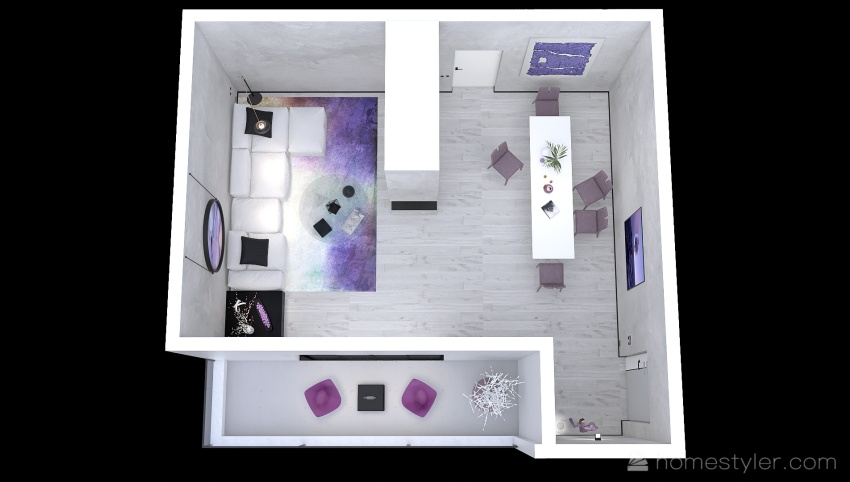 #VeryPeriContest The Purple Room 3d design picture 72.4