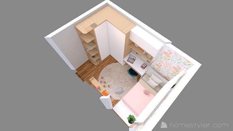 Joseane - quarto 3d design renderings