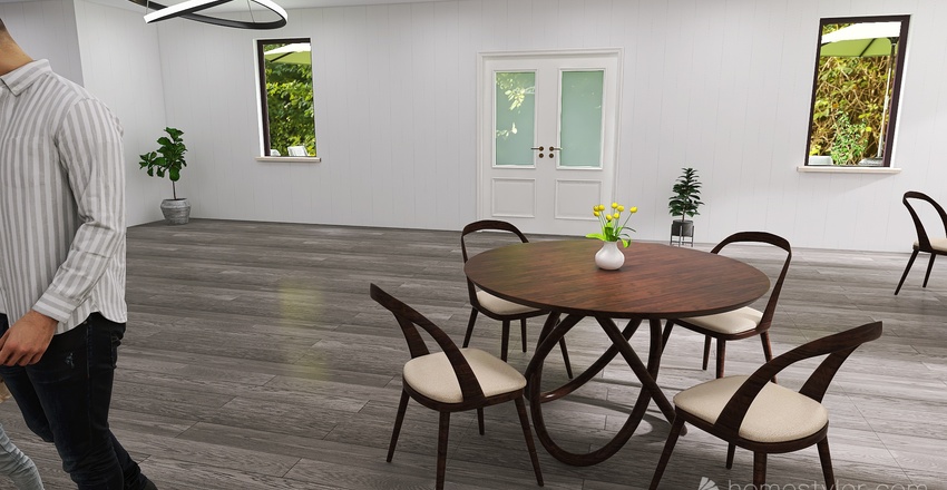 Arshita's coffee shop 3d design renderings