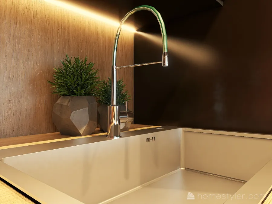 industrial kitchen 3d design renderings