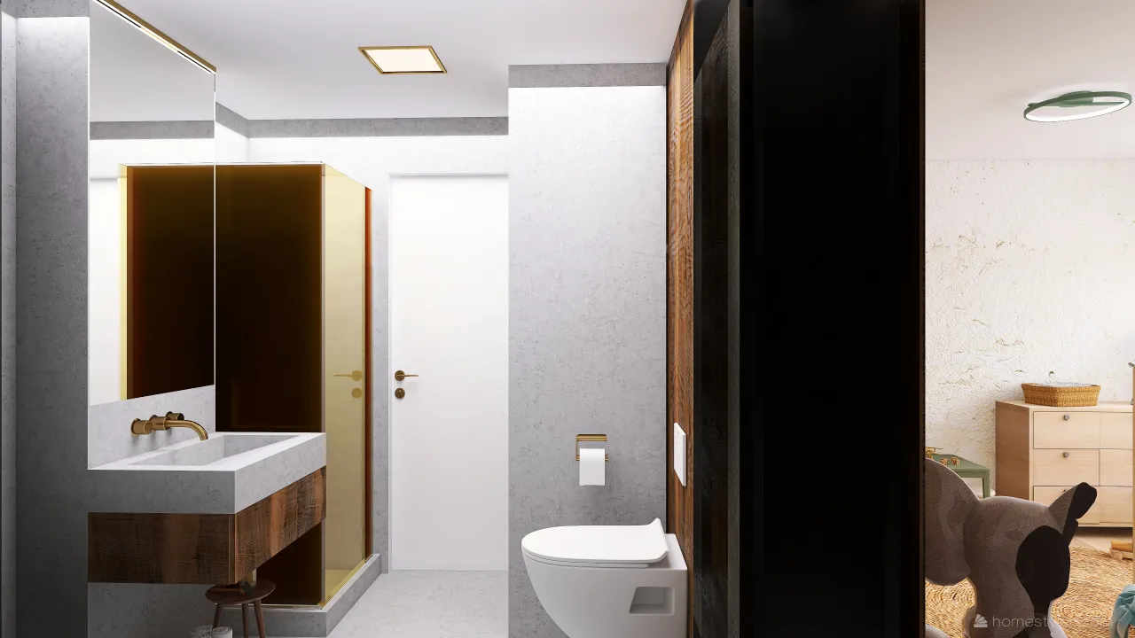 SecondBathroom 3d design renderings