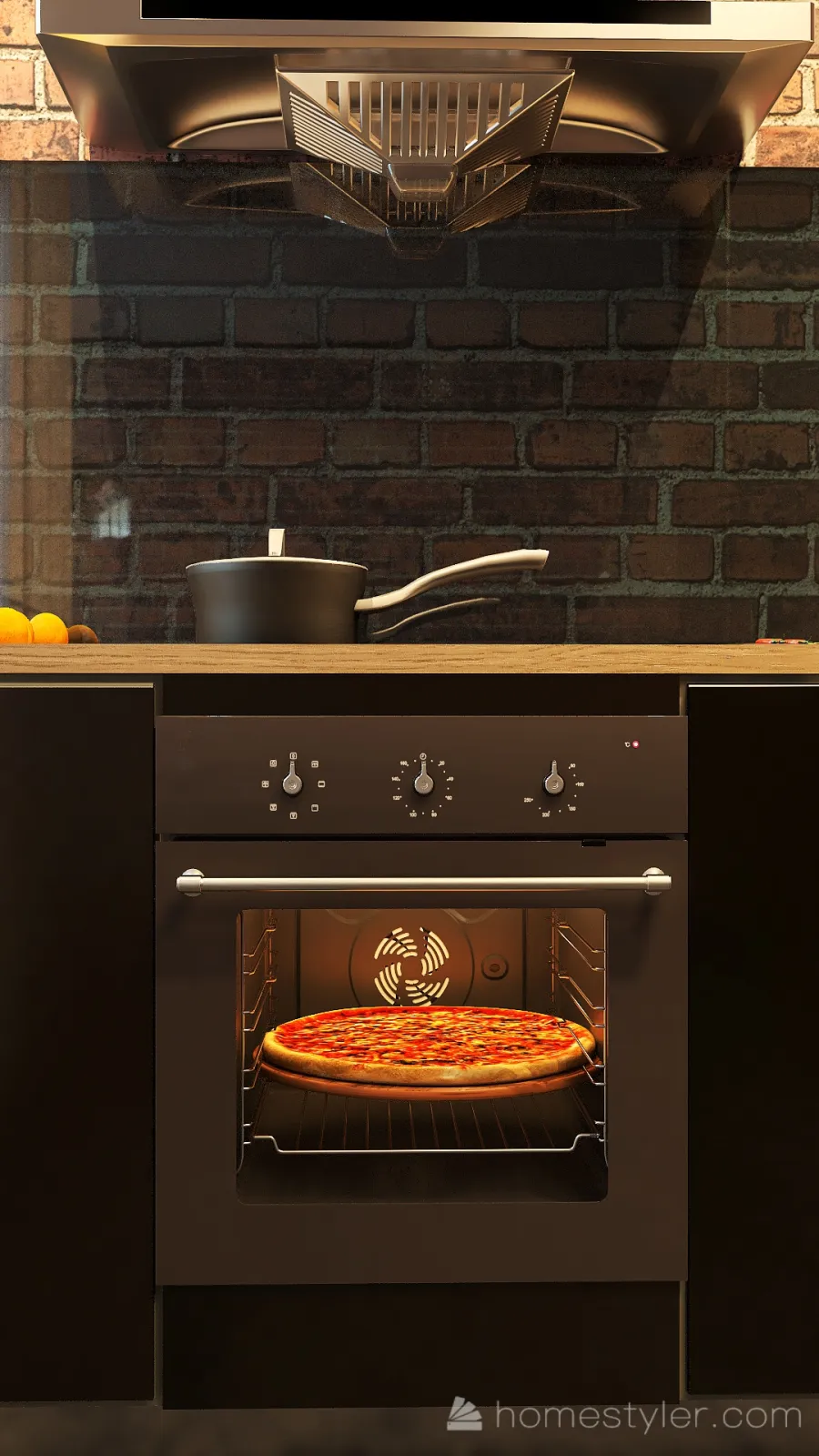industrial kitchen 3d design renderings