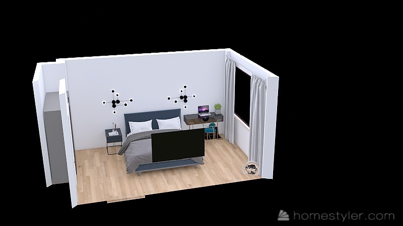 Спальня для Алены 3d design picture 17.96